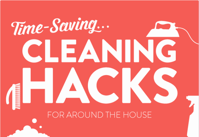 Time Saving Cleaning Hacks To get Your Life Back [Infographic]