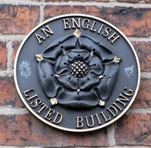 listed building plaque