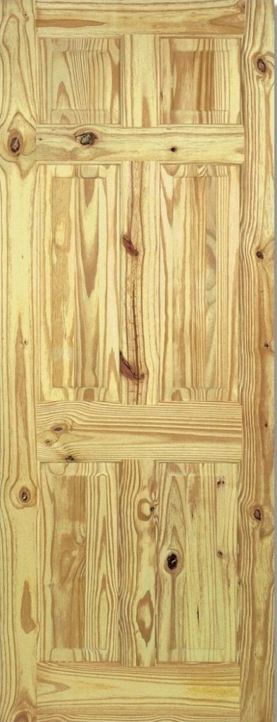 knotty pine door